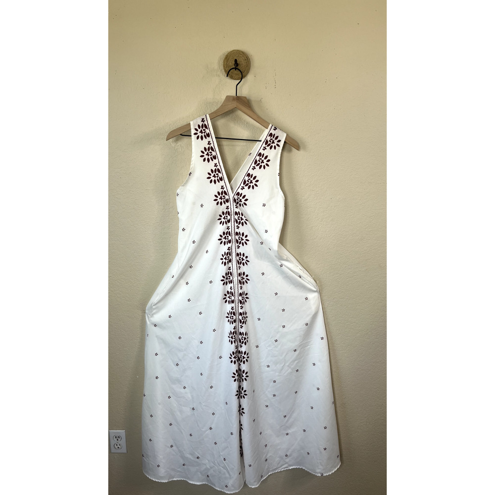 Casual Loose Tank Sundress Kaftan Maxi Dress Size M